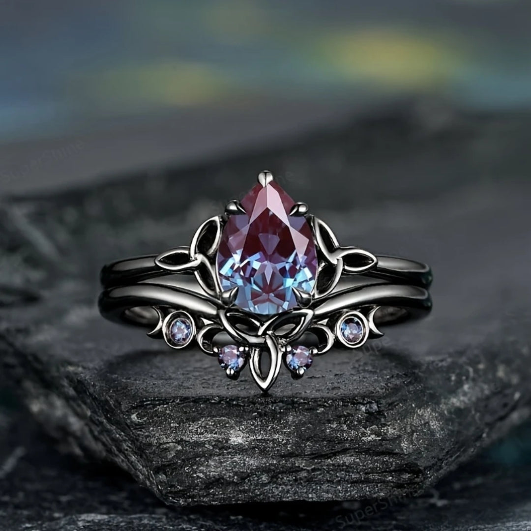 Lila Sten Ring