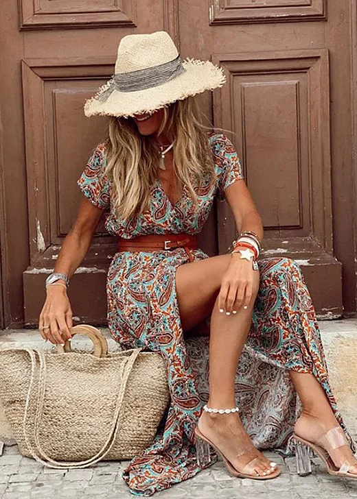 SYBELLA | Lekka boho maxi sukienka