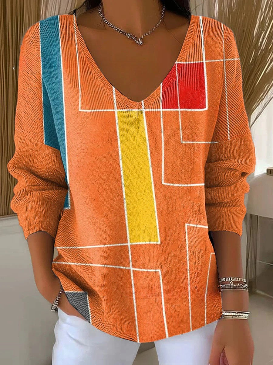 JULIETTE | Sweter z dekoltem w serek