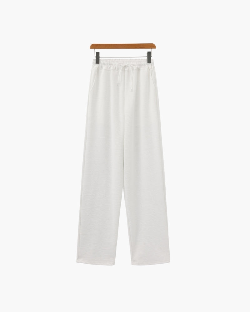 Anna Maria™ | Bawełniany zestaw polo i spodnie