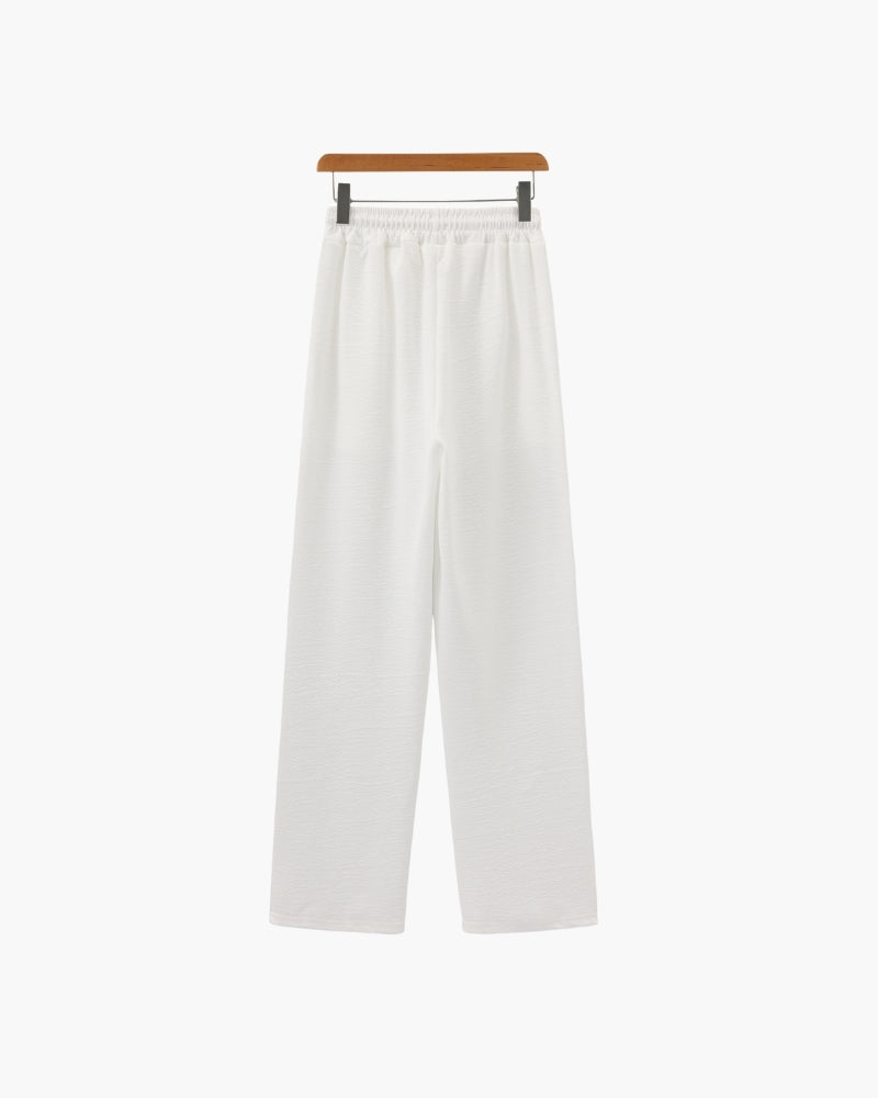 Anna Maria™ | Bawełniany zestaw polo i spodnie