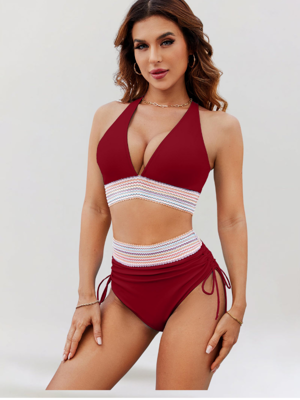 LIDIA | Bikini Set z Wysokim Stanem i Kontrolą Brzucha