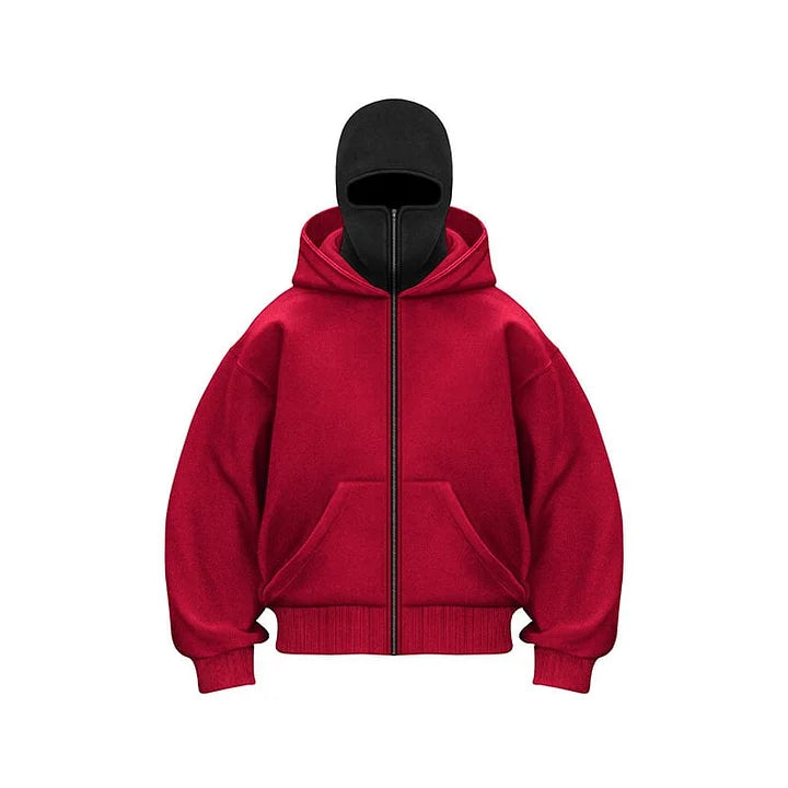 MAYO | Dwuwarstwowa Bluza z Kapturem w Modnym Stylu