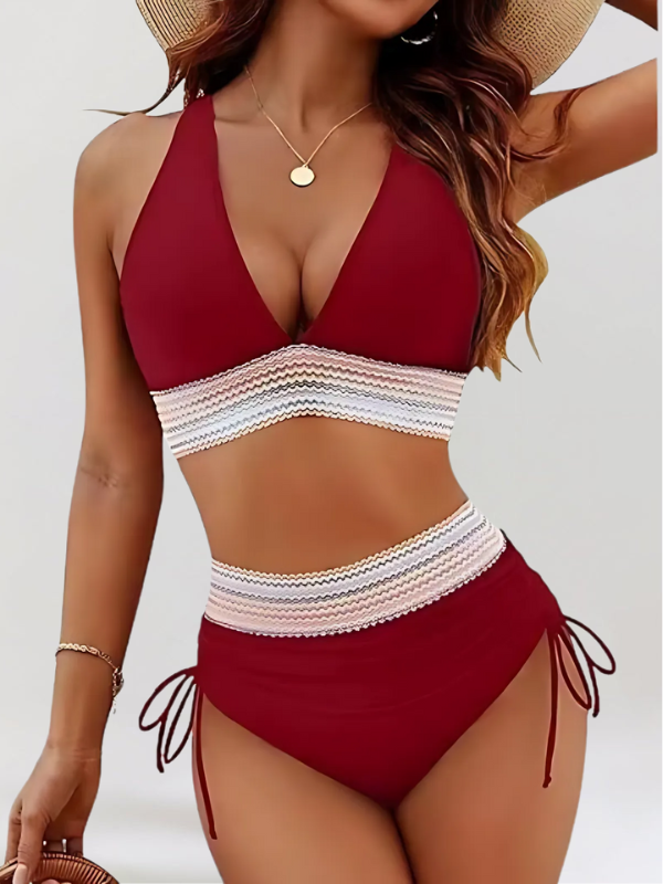 LIDIA | Bikini Set z Wysokim Stanem i Kontrolą Brzucha