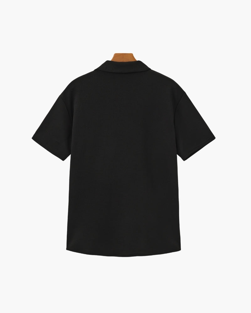 Anna Maria™ | Bawełniany zestaw polo i spodnie