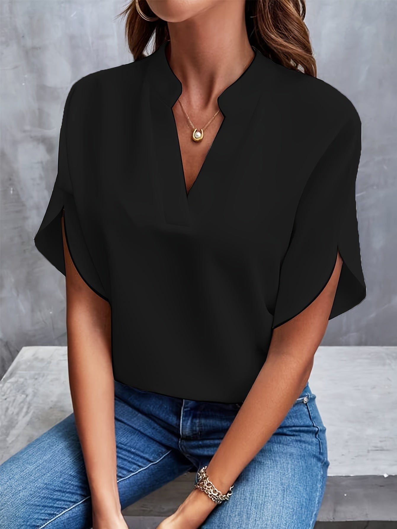 JULITA | Elegancka bluzka z falbanami