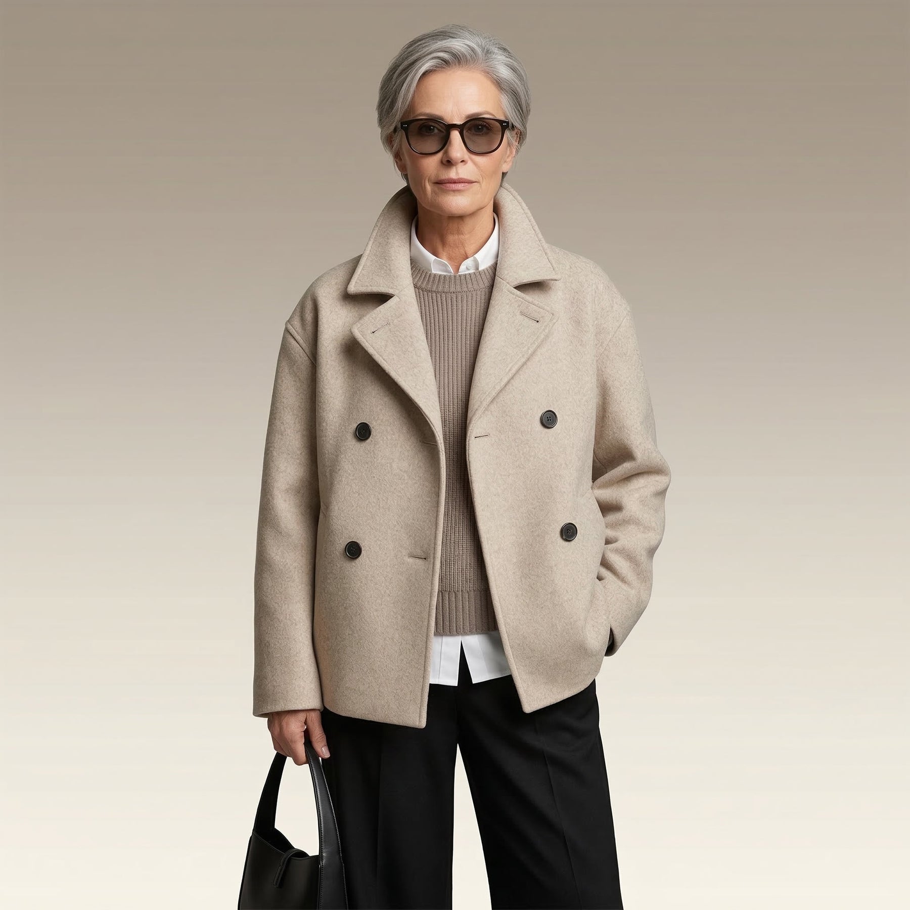 Rose - Chic Long Sleeve Coat