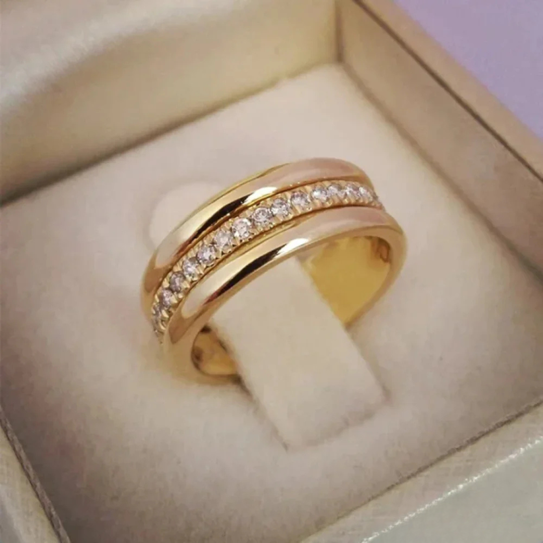 Classic Double Zirconia Ring