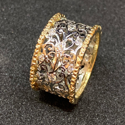 Mika - Retro Zirkonia Ekblad Ring