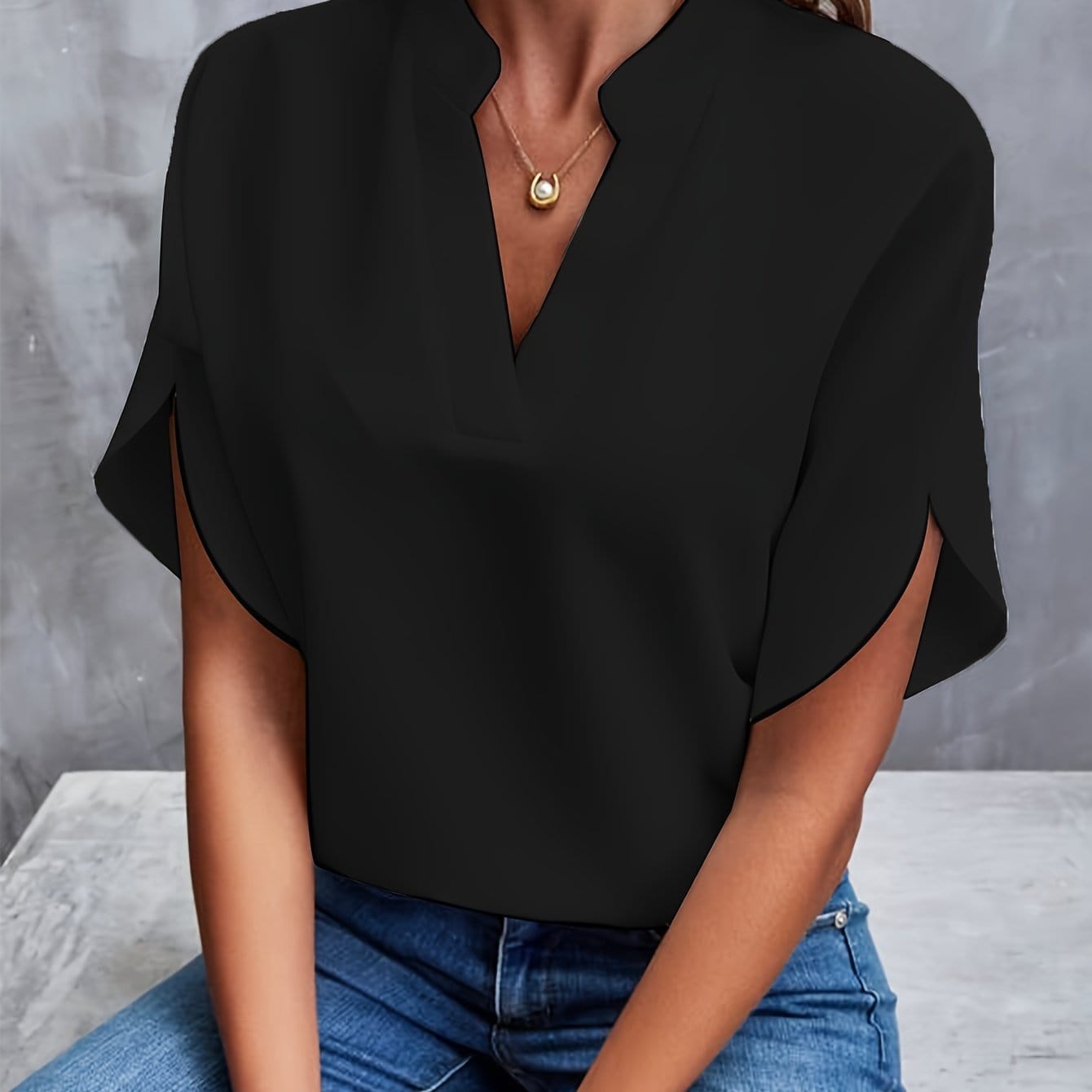 JULITA | Elegancka bluzka z falbanami