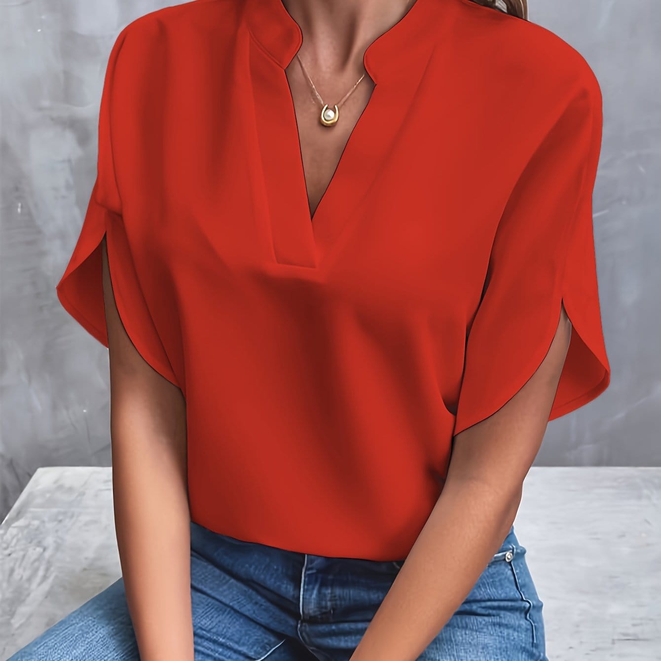JULITA | Elegancka bluzka z falbanami