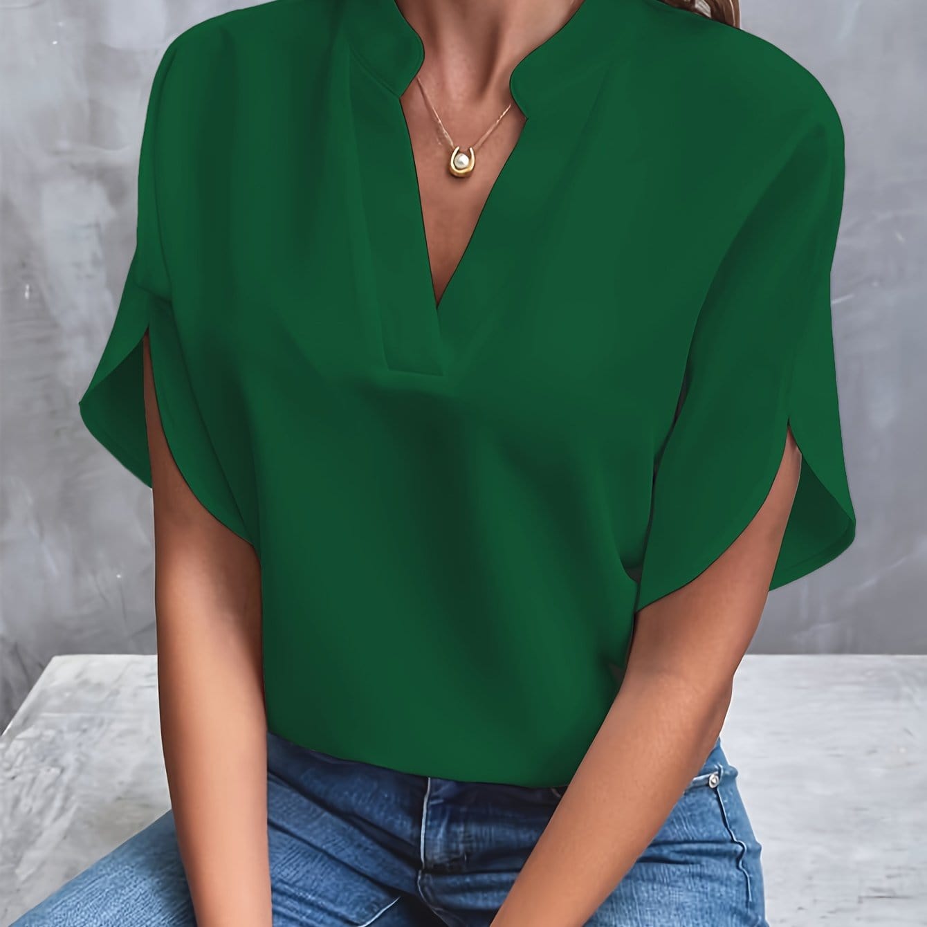 JULITA | Elegancka bluzka z falbanami