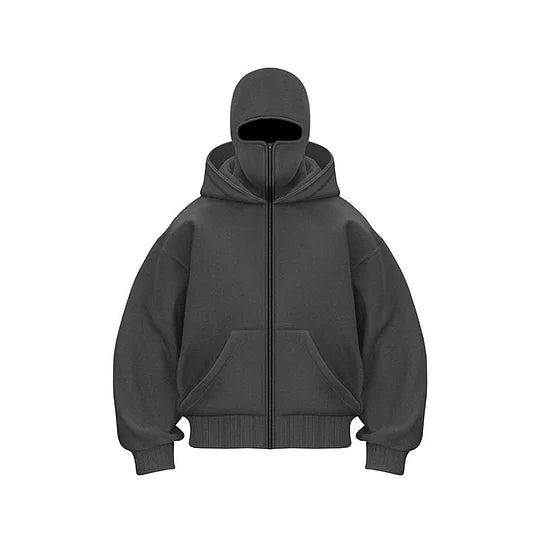MAYO | Dwuwarstwowa Bluza z Kapturem w Modnym Stylu