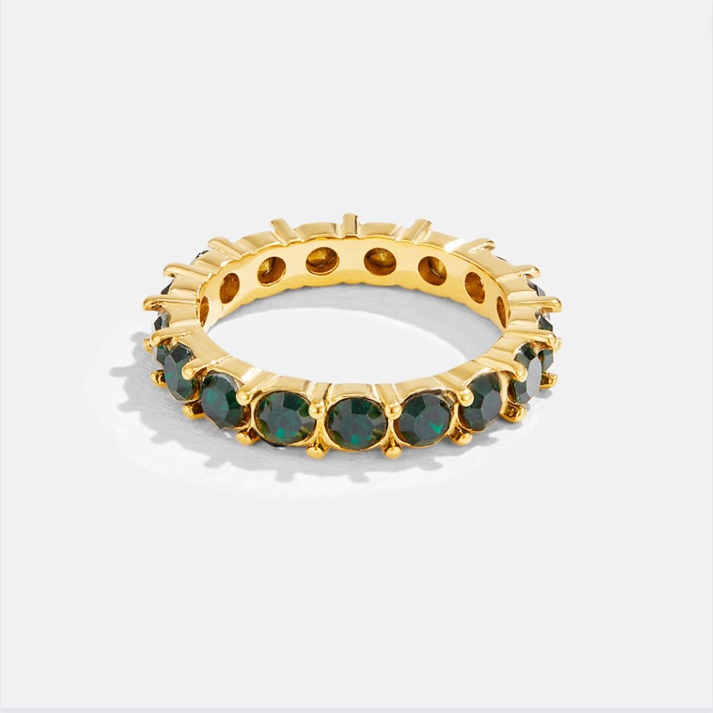 18K Emerald Beauty Crystal Ring
