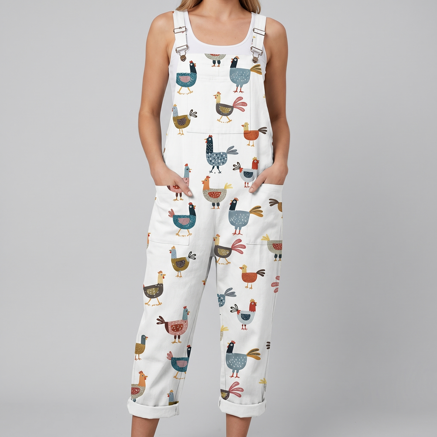 Henny™ | Illustrated Hen Jumpsuit