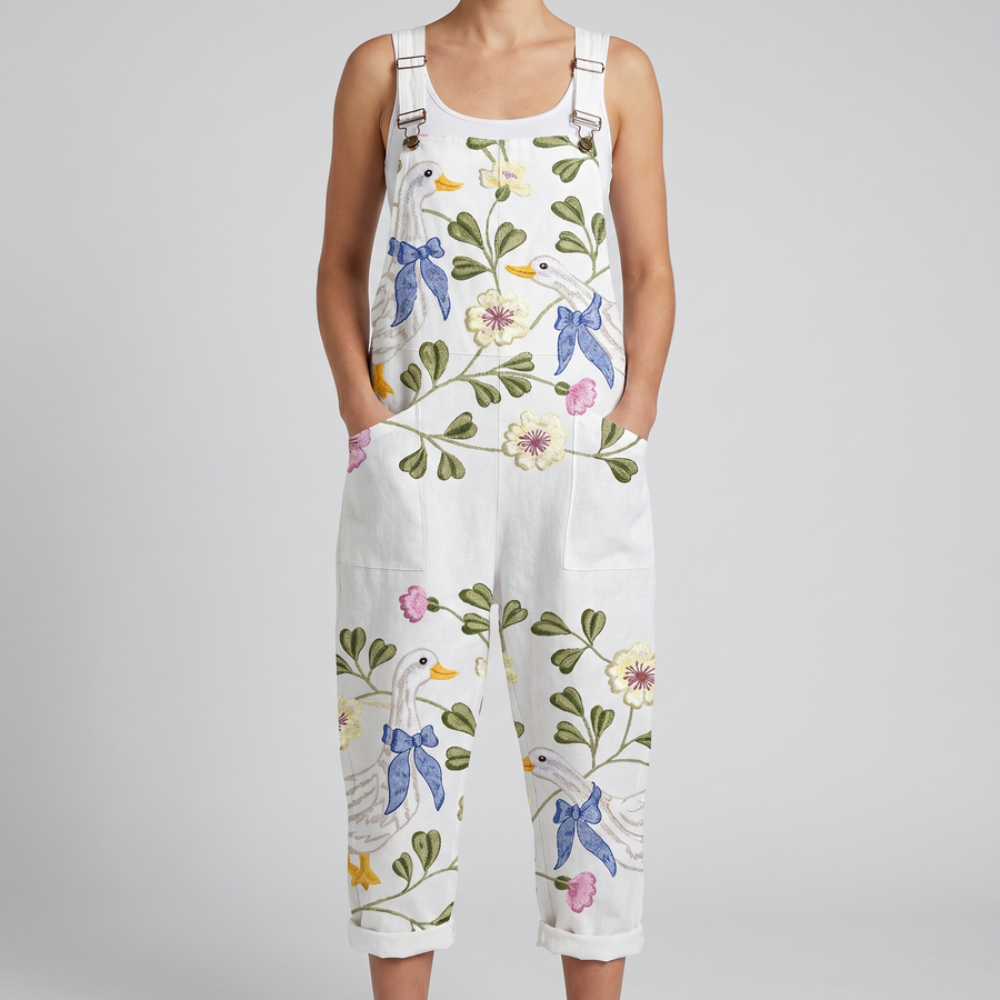 Darcy™ | Garden Goose Embroidered Jumpsuit