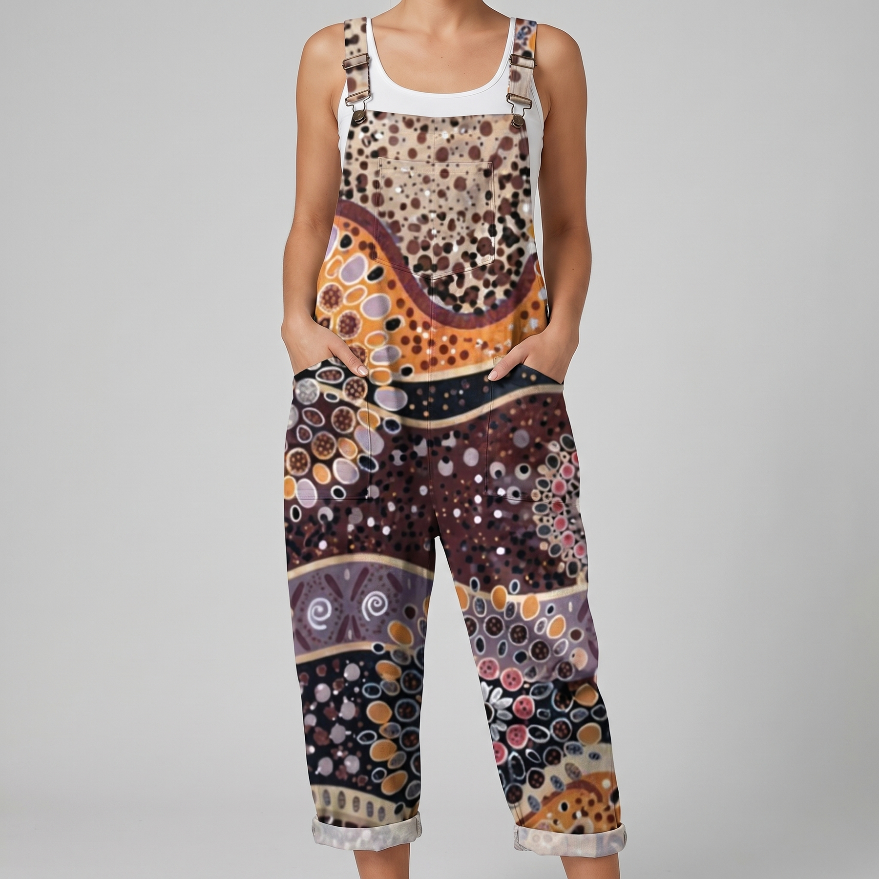 Terra™ | Aboriginal Dot Art Jumpsuit