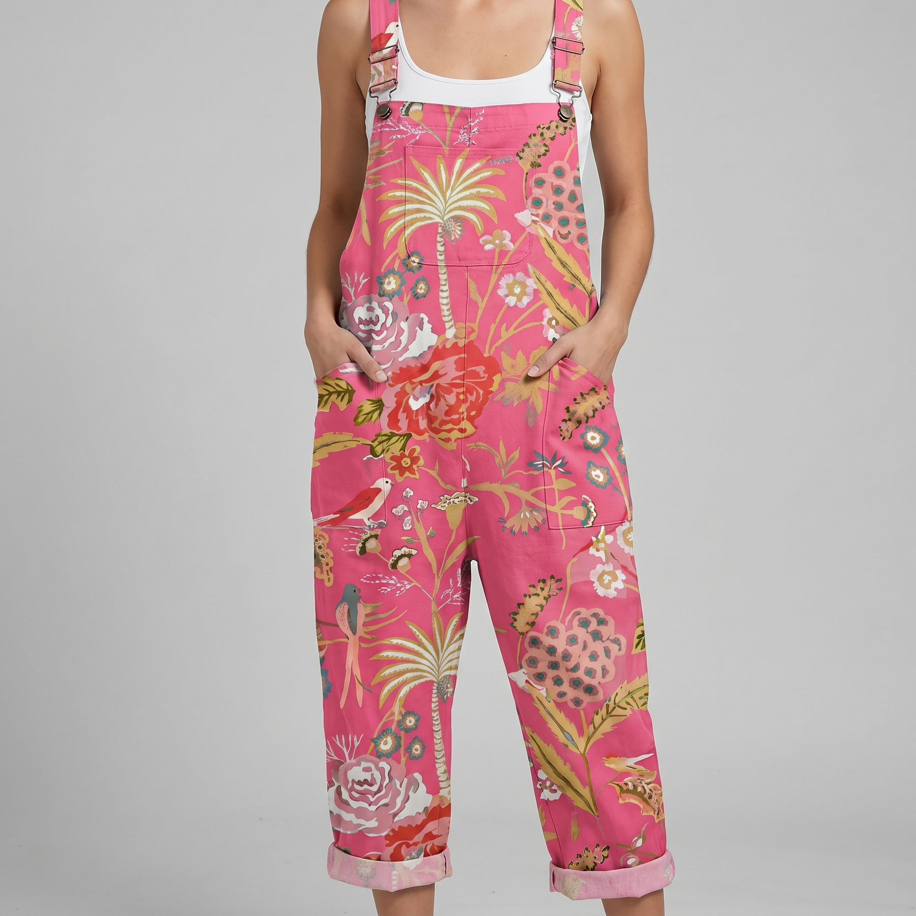 Tropica™ | Pink Jungle Jumpsuit