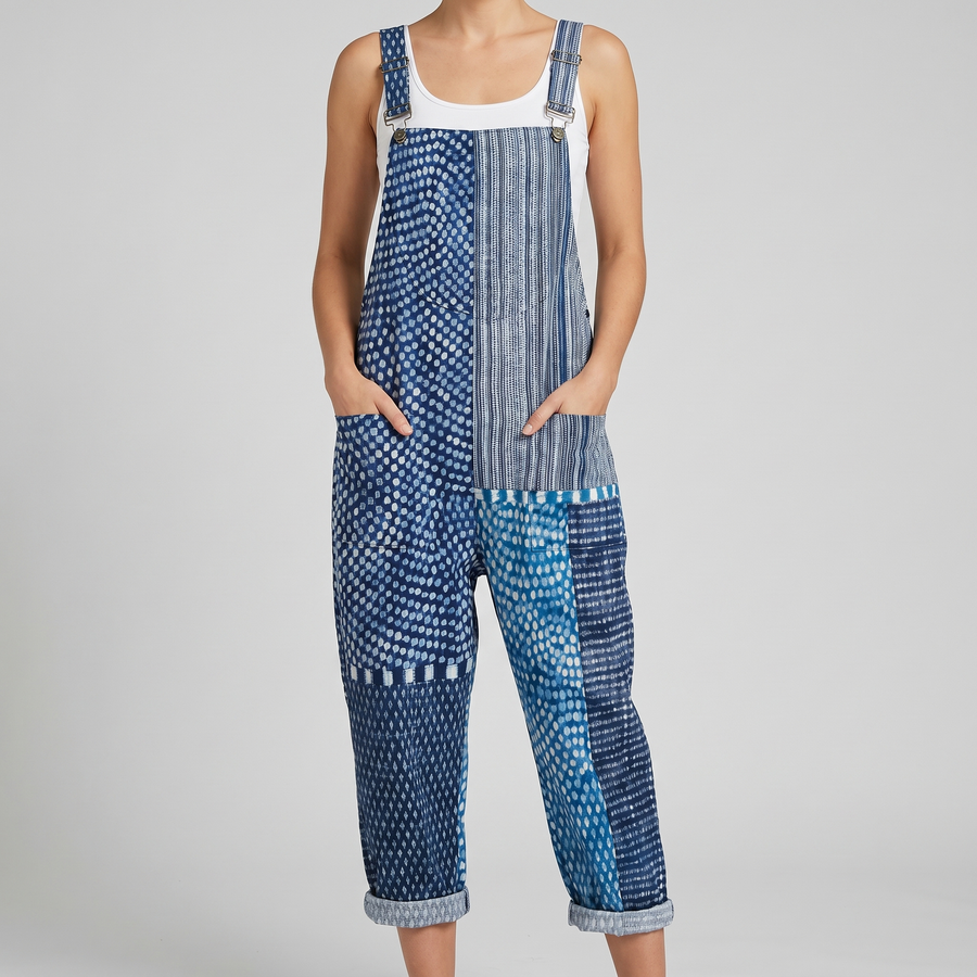 Batik™ | Indigo Patchwork Jumpsuit