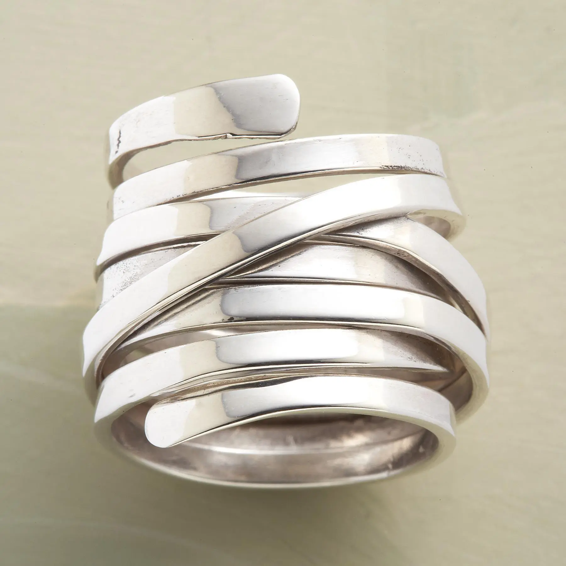 Bliss - Retro Tjock Lager Silver Ring