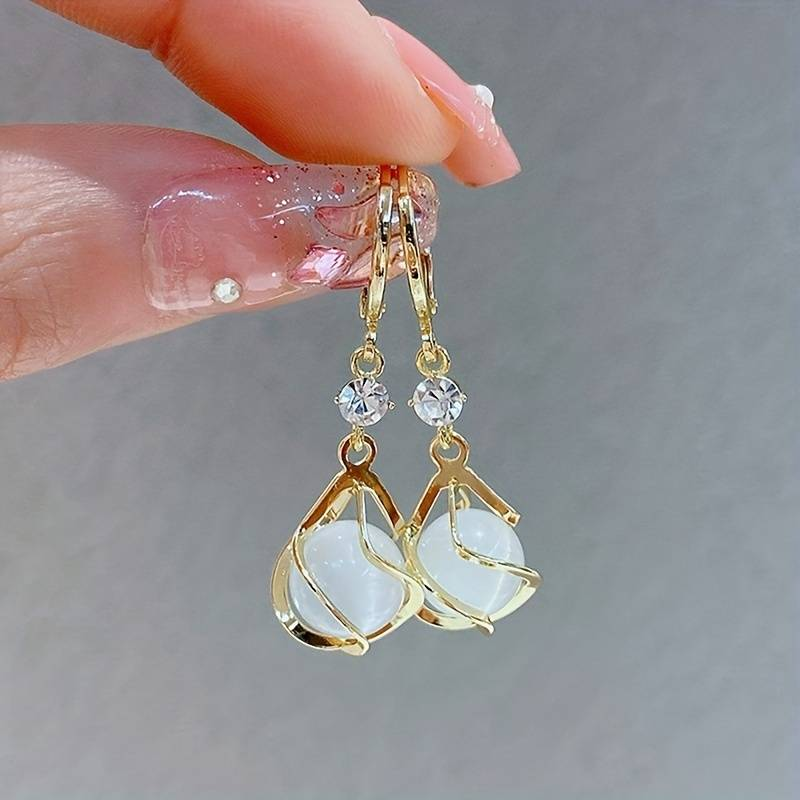 Cheyenne Opal Glam Hoop Earrings
