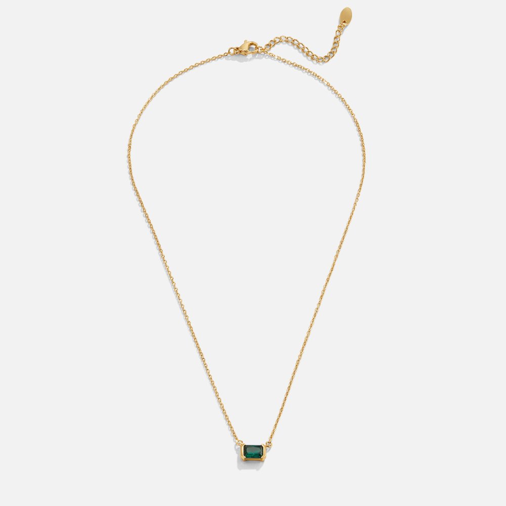 Moni Grøn Smaragd Necklace