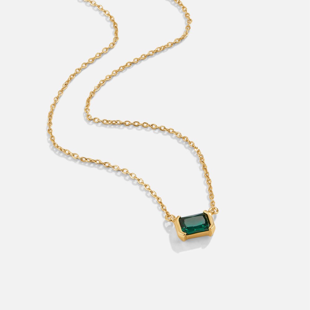 Moni Grøn Smaragd Necklace