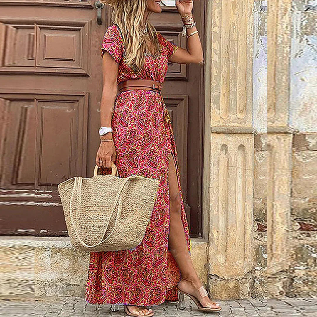 SYBELLA | Lekka boho maxi sukienka