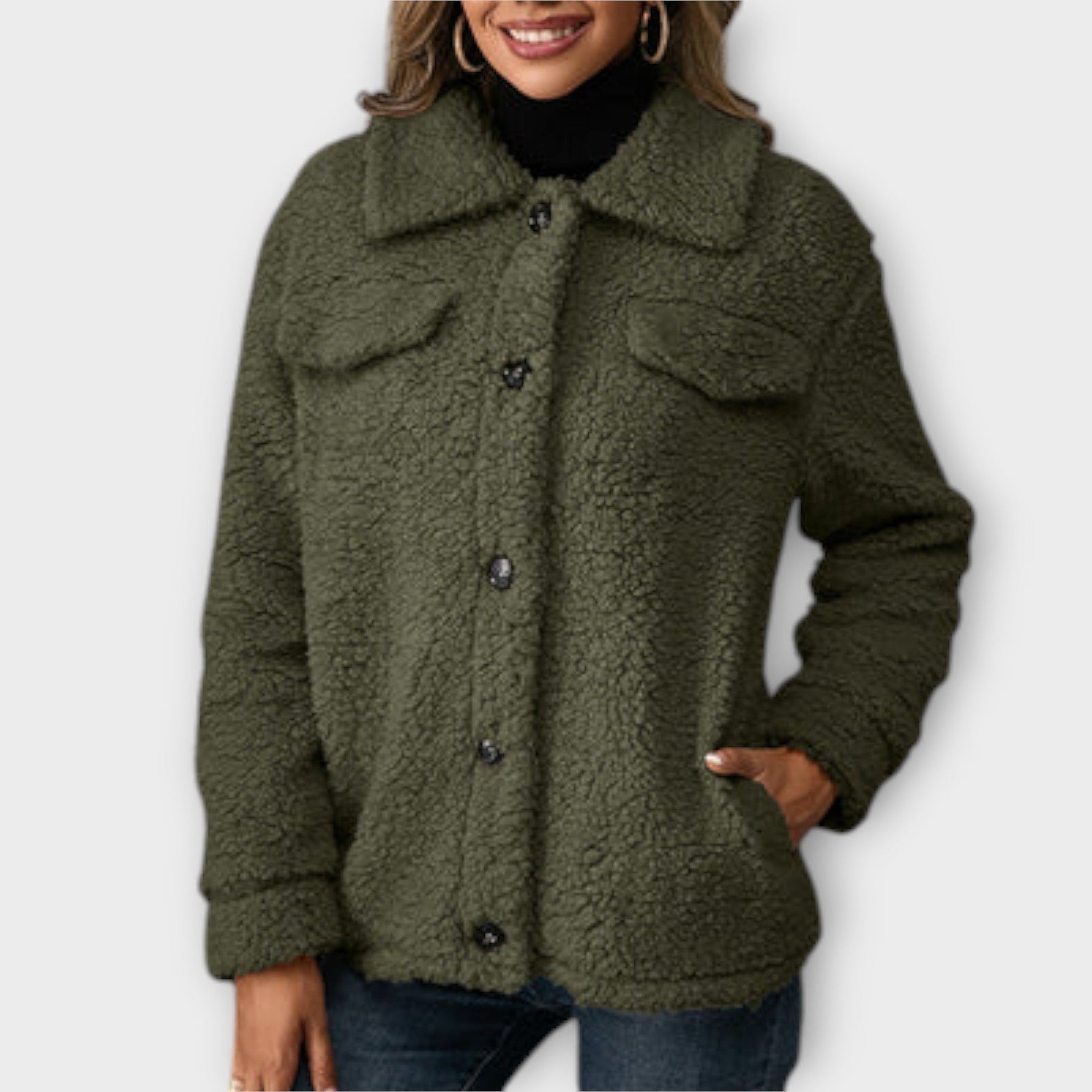 Lucy – Cosy Teddy Jacket